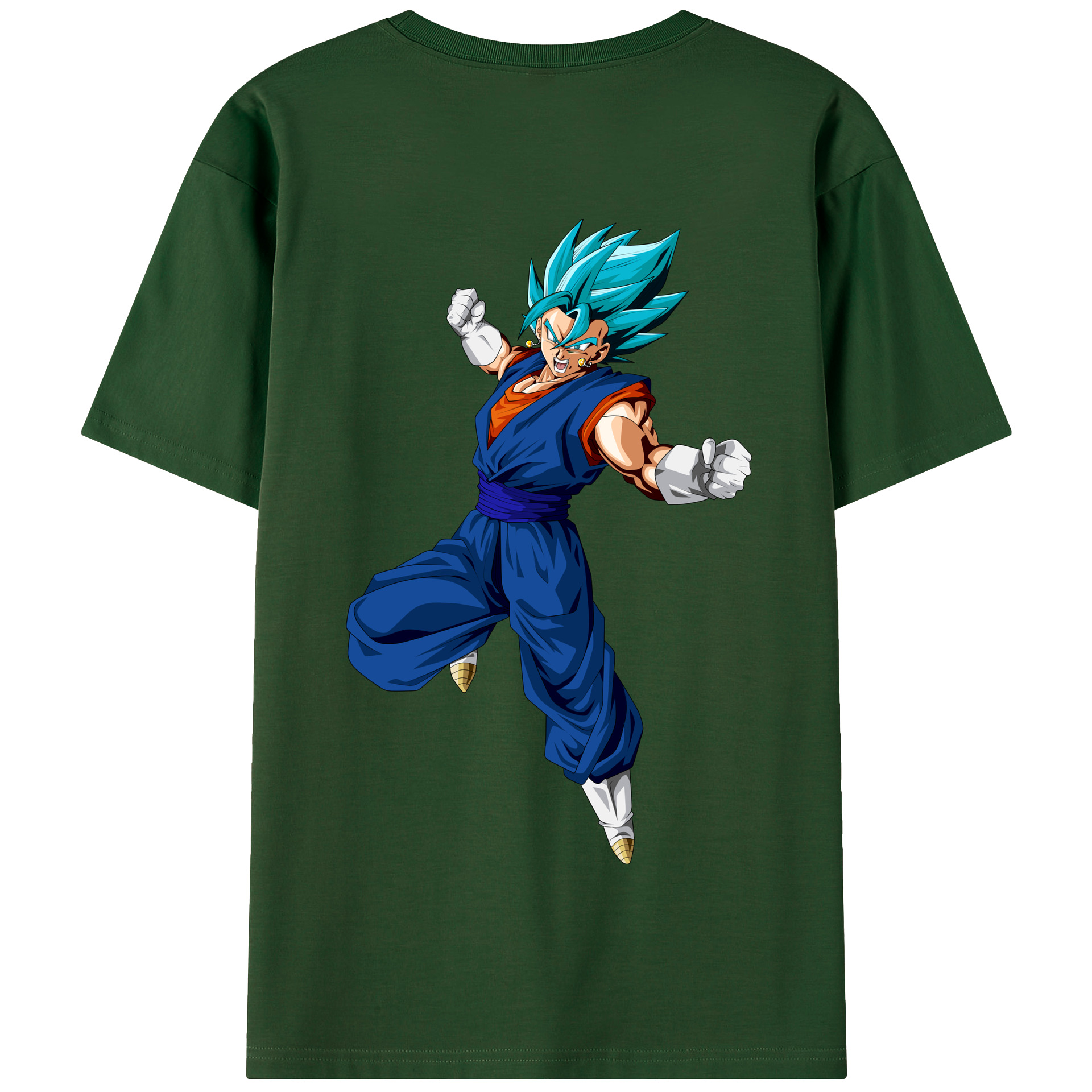 （画像用） ドラゴンボール ベジット DRAGON BALL Vegetto 綿100％半袖Tシャツ（背面プリント）